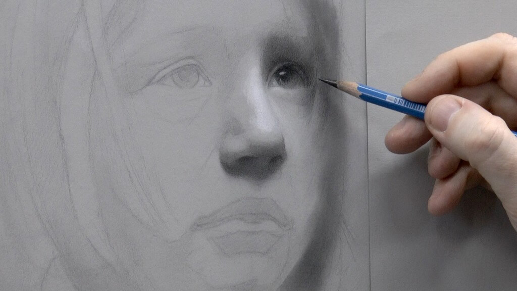Drawing Children is difficult because the definition of forms is so much softer on younger faces.