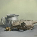 <em>"Skull & Pitcher"</em>, Oil on Canvas, by Kevin Wyderka